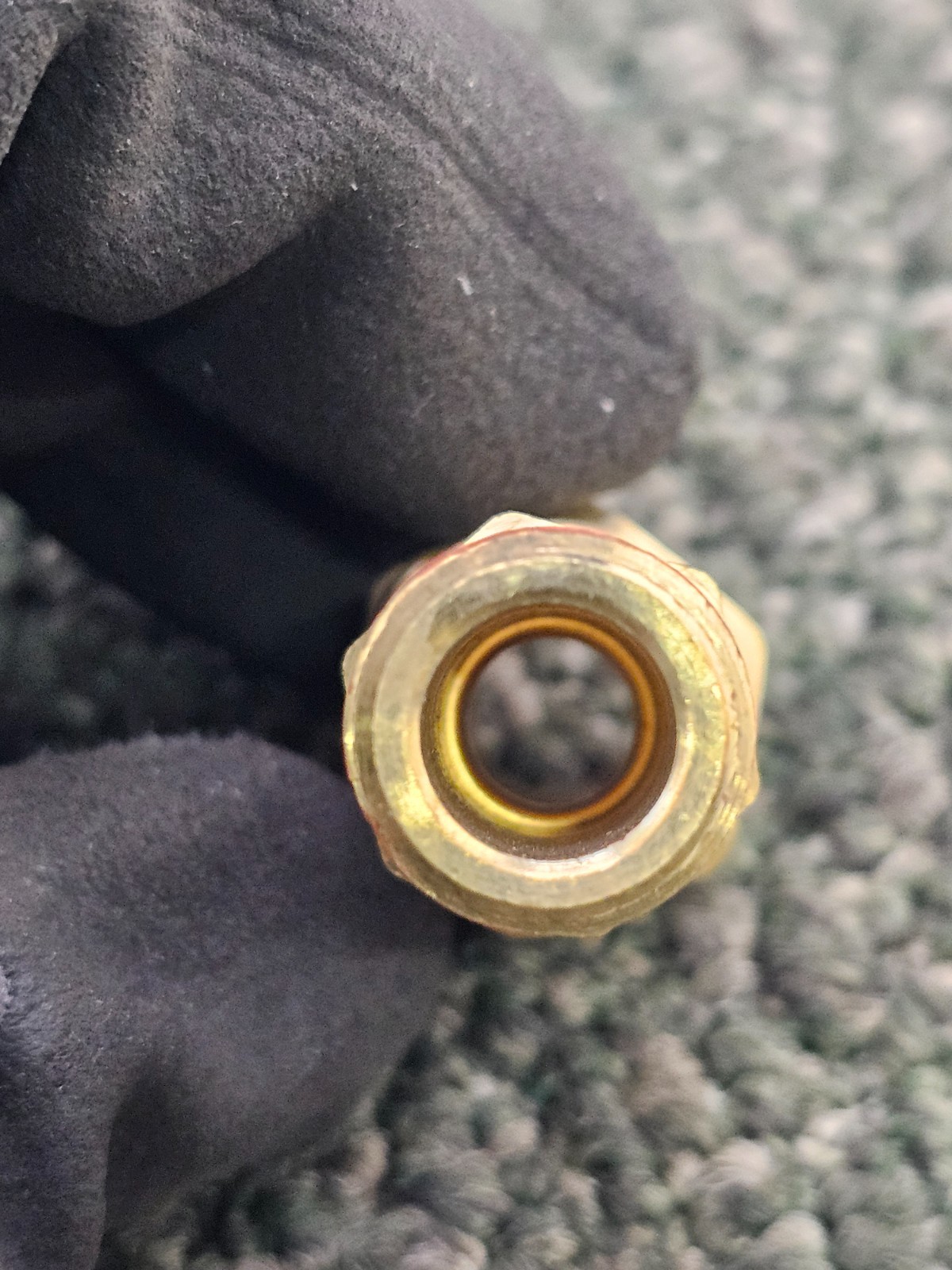 (QTY 10) 90686 Brass Compression Fittings 1/2-inch x 3/8-inch A/B Male Connector