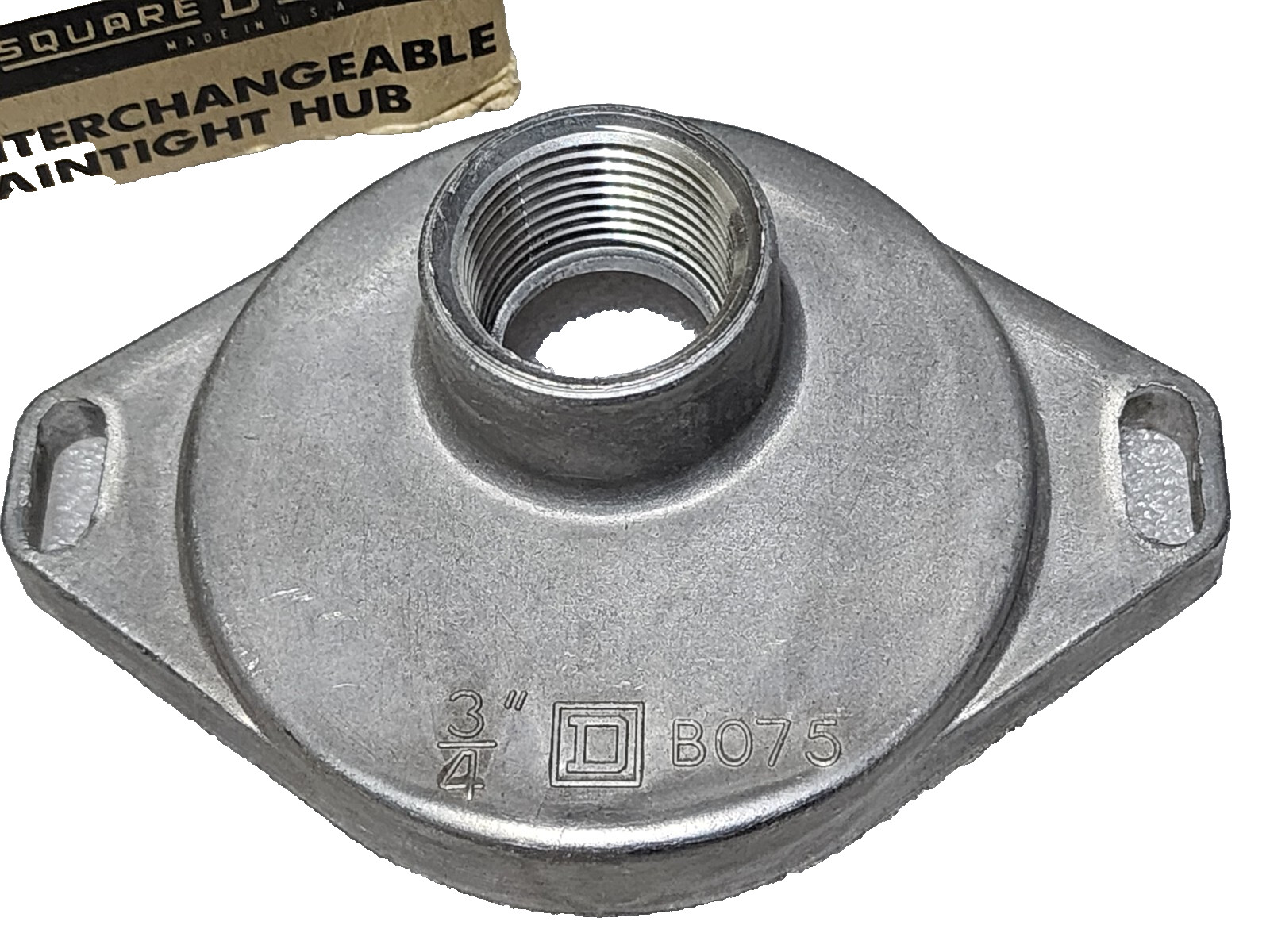 OEM Square D B-075, B075 Interchangeable Raintight Hub 3/4”