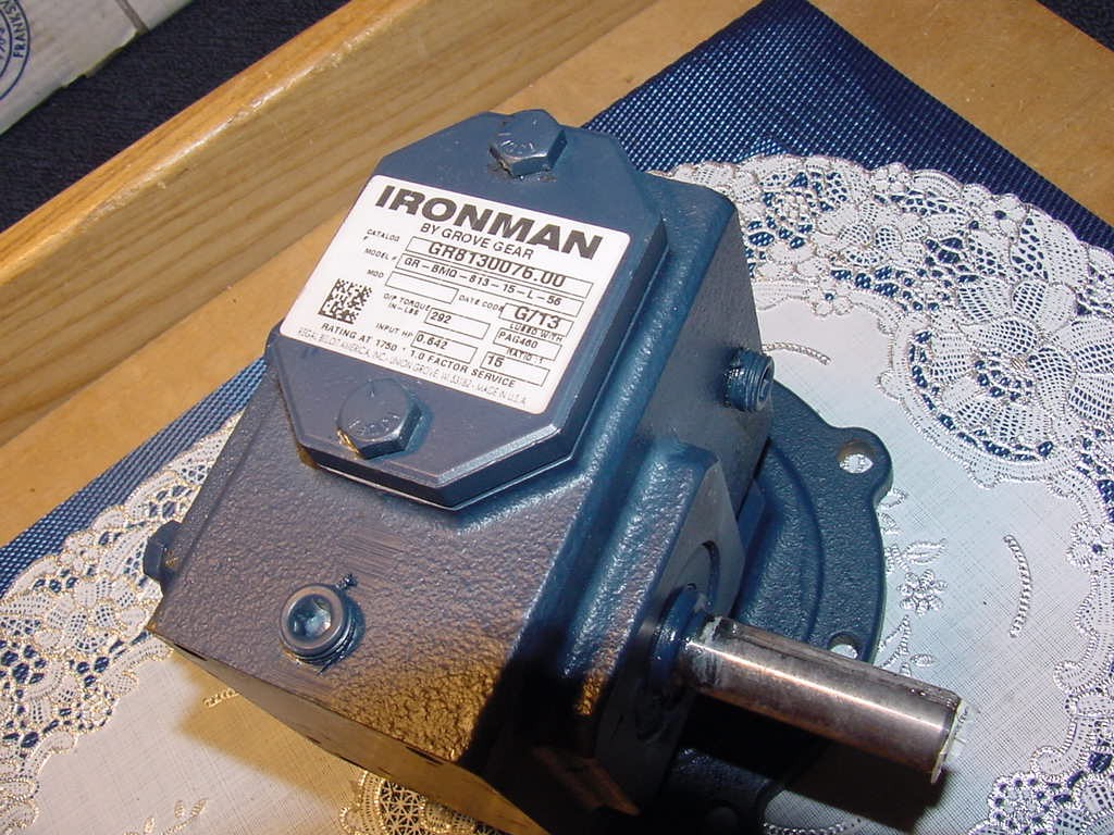Ironman GR8130076.00, Single-Reduction Worm Gear Speed Reducer, GR-BMQ813-15-L-5