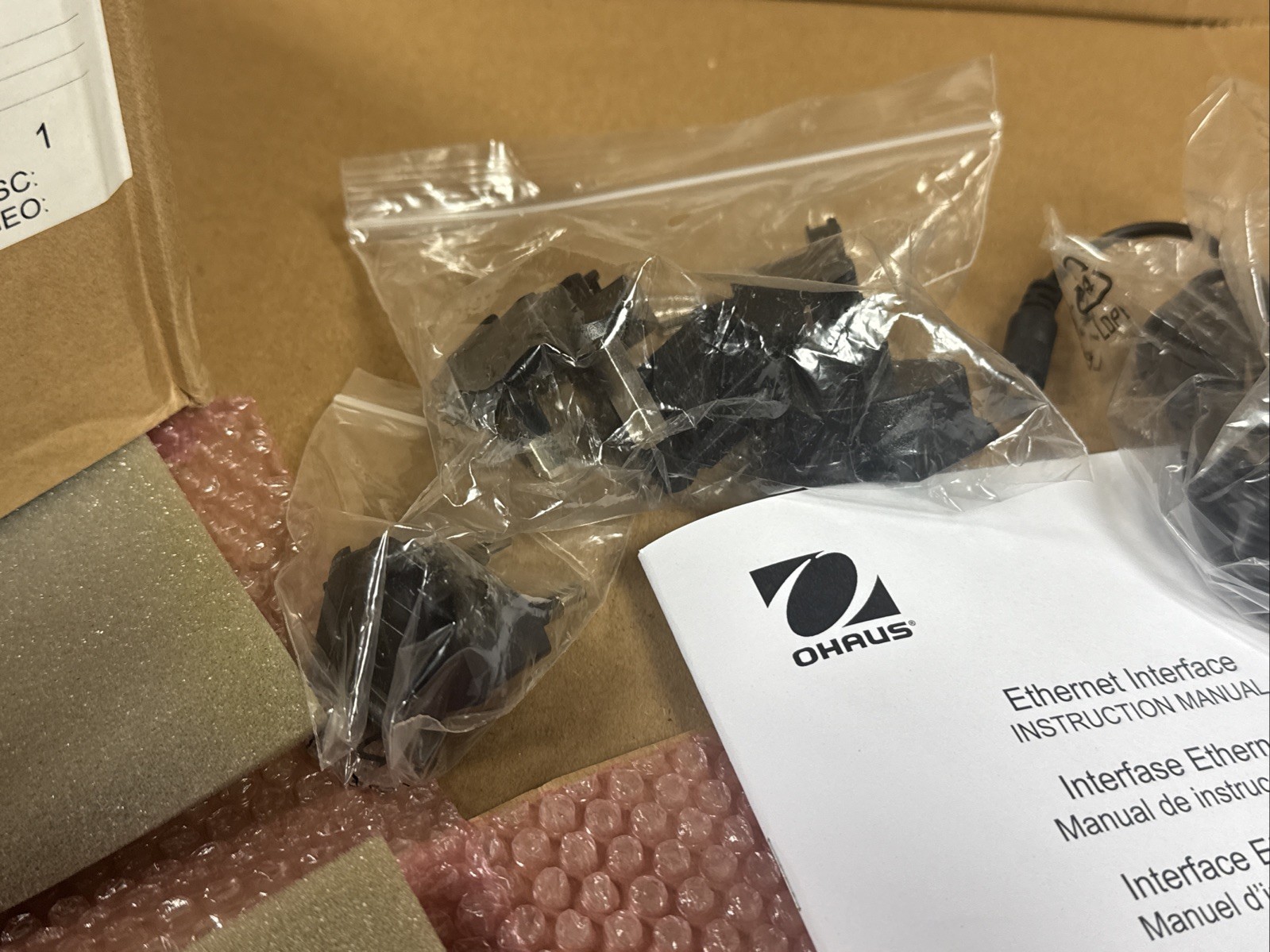 NEW OHAUS 83032109 Ethernet Interface Kit For Navigator Series Scales FAST SHIP