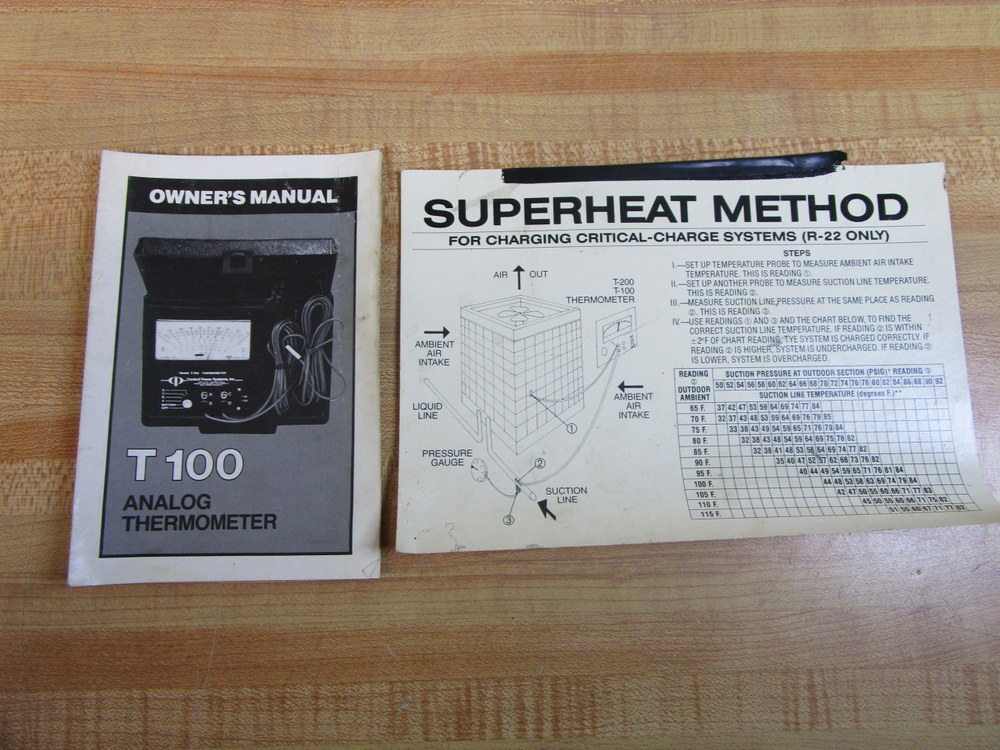 Control Power Systems T-100 CPS Temp-Seeker Thermometer T100