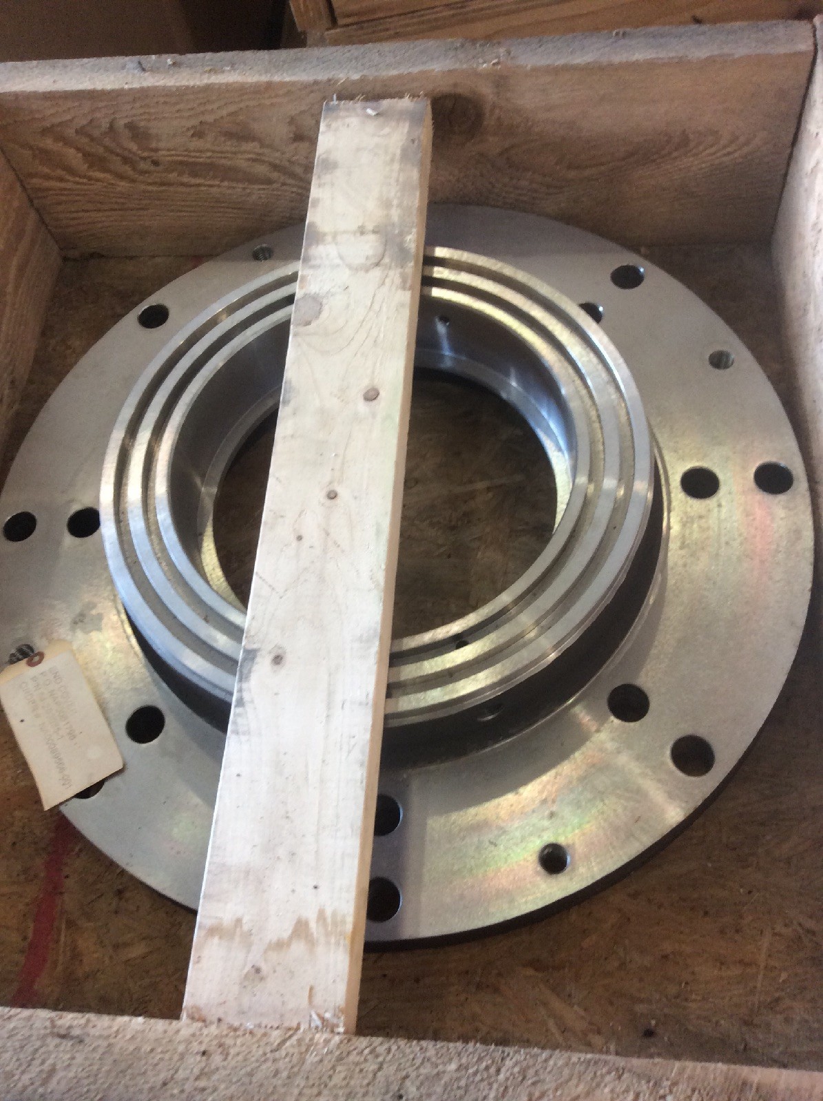 GL&V BELOIT BEARING COVER 54-203035-1. 304 SS 10-3/4” ID, 25-1/2” OD X 5-7/8” W