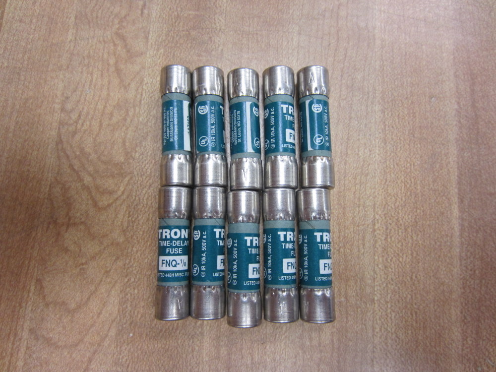 Bussmann FNQ-1/8 Cooper Fuse FNQ18 (Pack of 10)