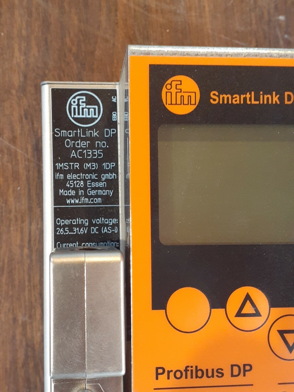 IFM ELECTRONIC AC1335 SMART LINK PROFIBUS DP EXCELLENT CONDITION!!!!