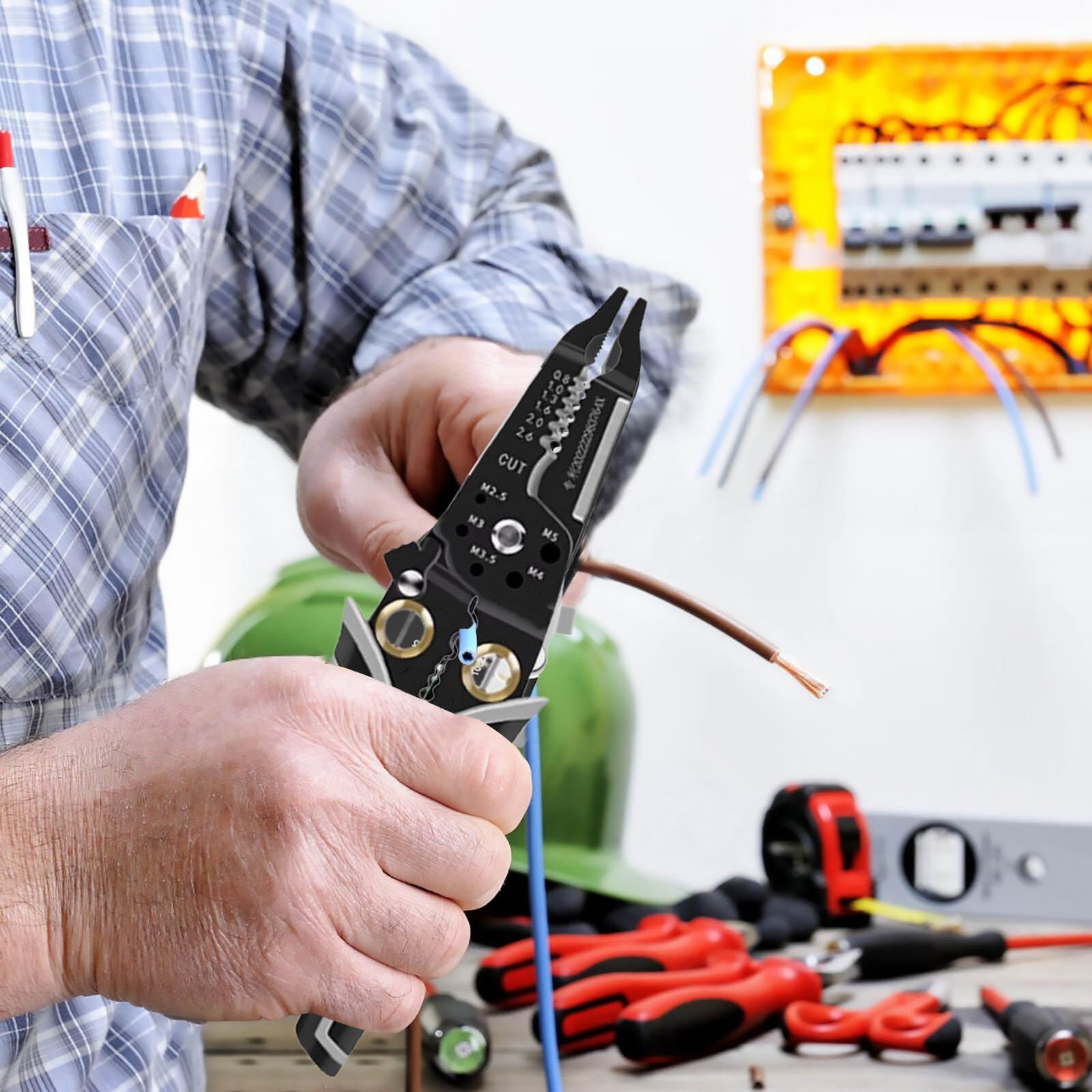 Wire Stripper Cutter Wire Stripping Cutter Home Using Multipurpose Tool