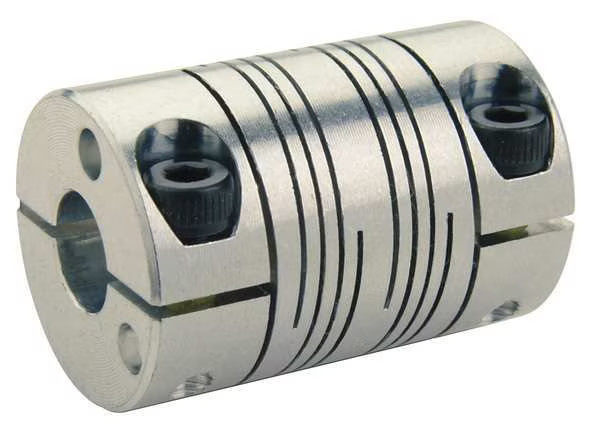 Ruland FCR16-4-4-A Coupling, 6 Beam Clamp, Bore 1/4 x 1/4 In
