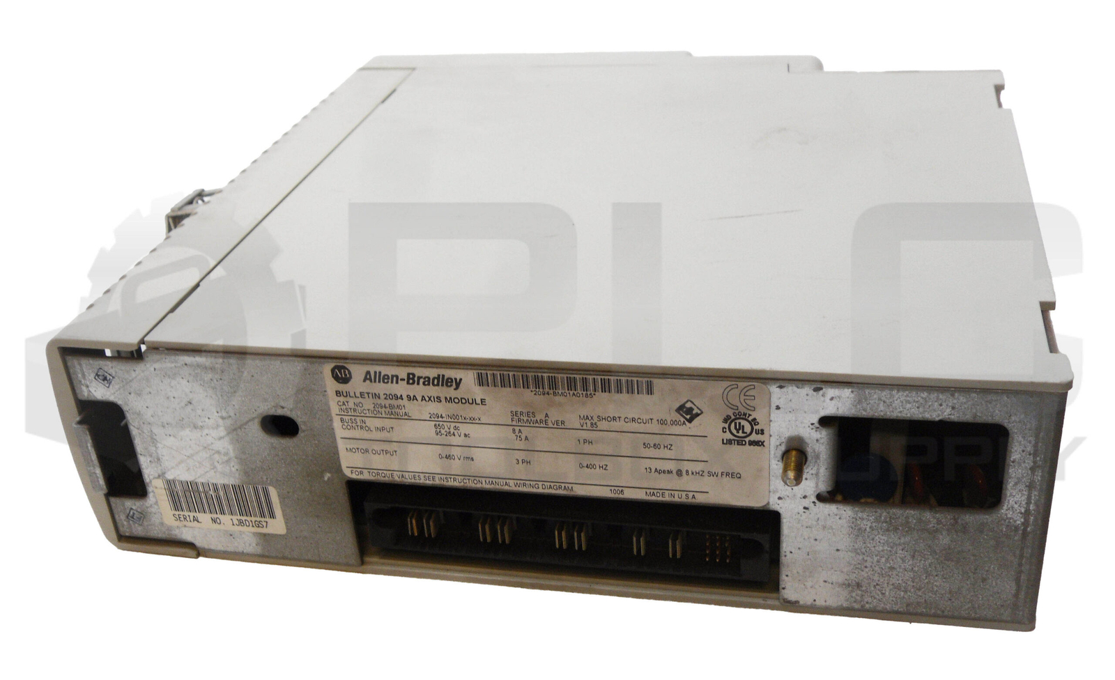 ALLEN BRADLEY 2094-BM01 /A AXIS MODULE 9A 650VDC 95-264VAC KINETIX6000