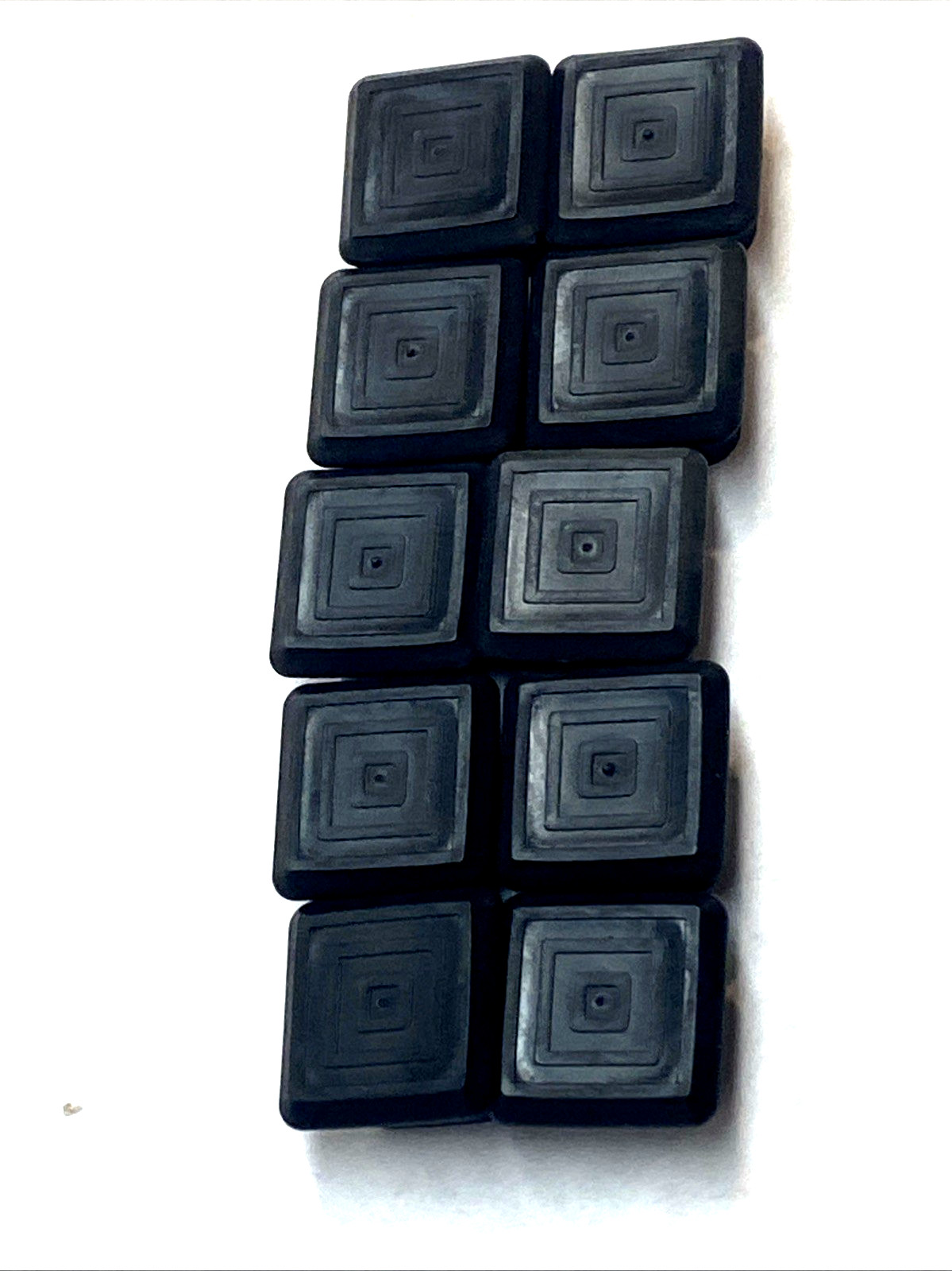 Caplugs FP-161 Square Tube Finishing Plug Black LOT OF 10