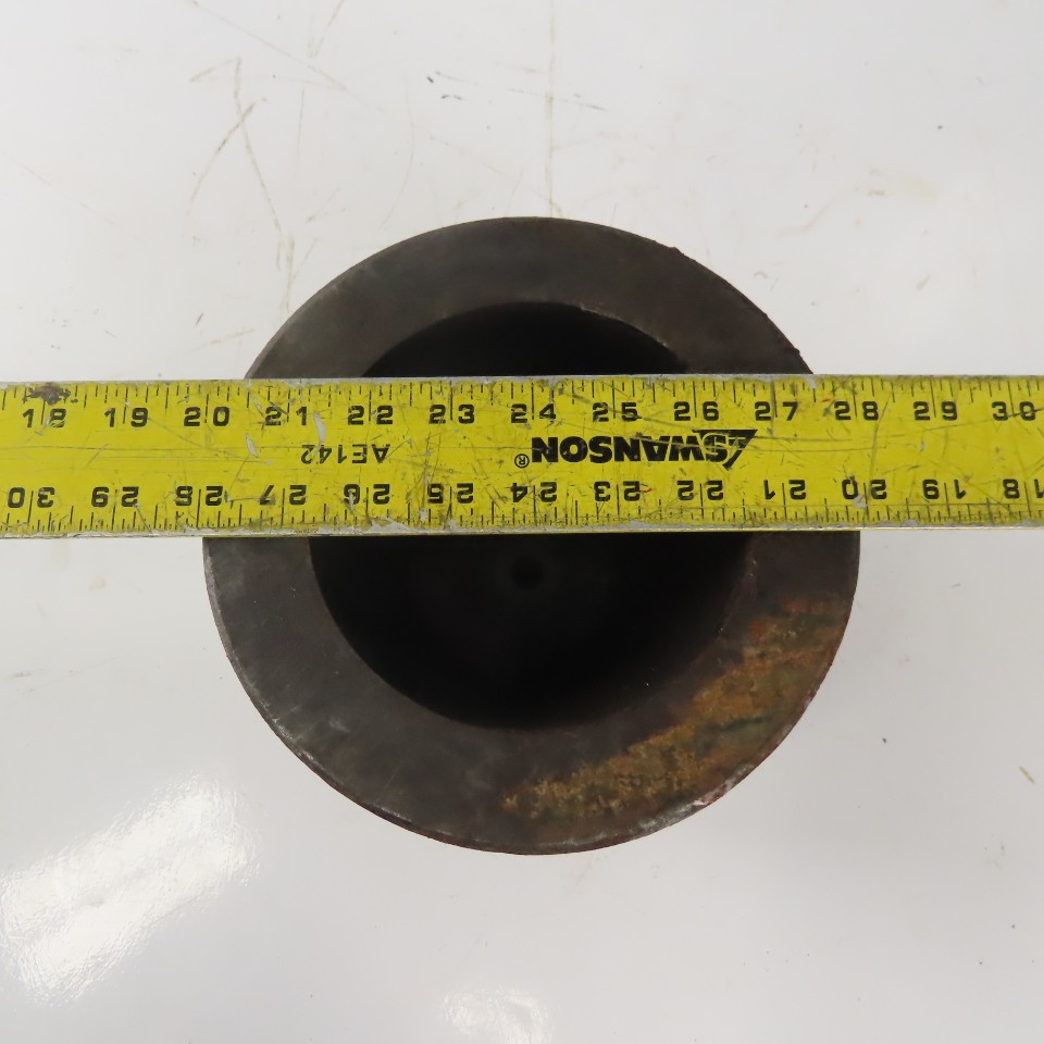 7-3/4″ High x 8″ Diameter Cast Iron Machine Riser Feet Counter Weight