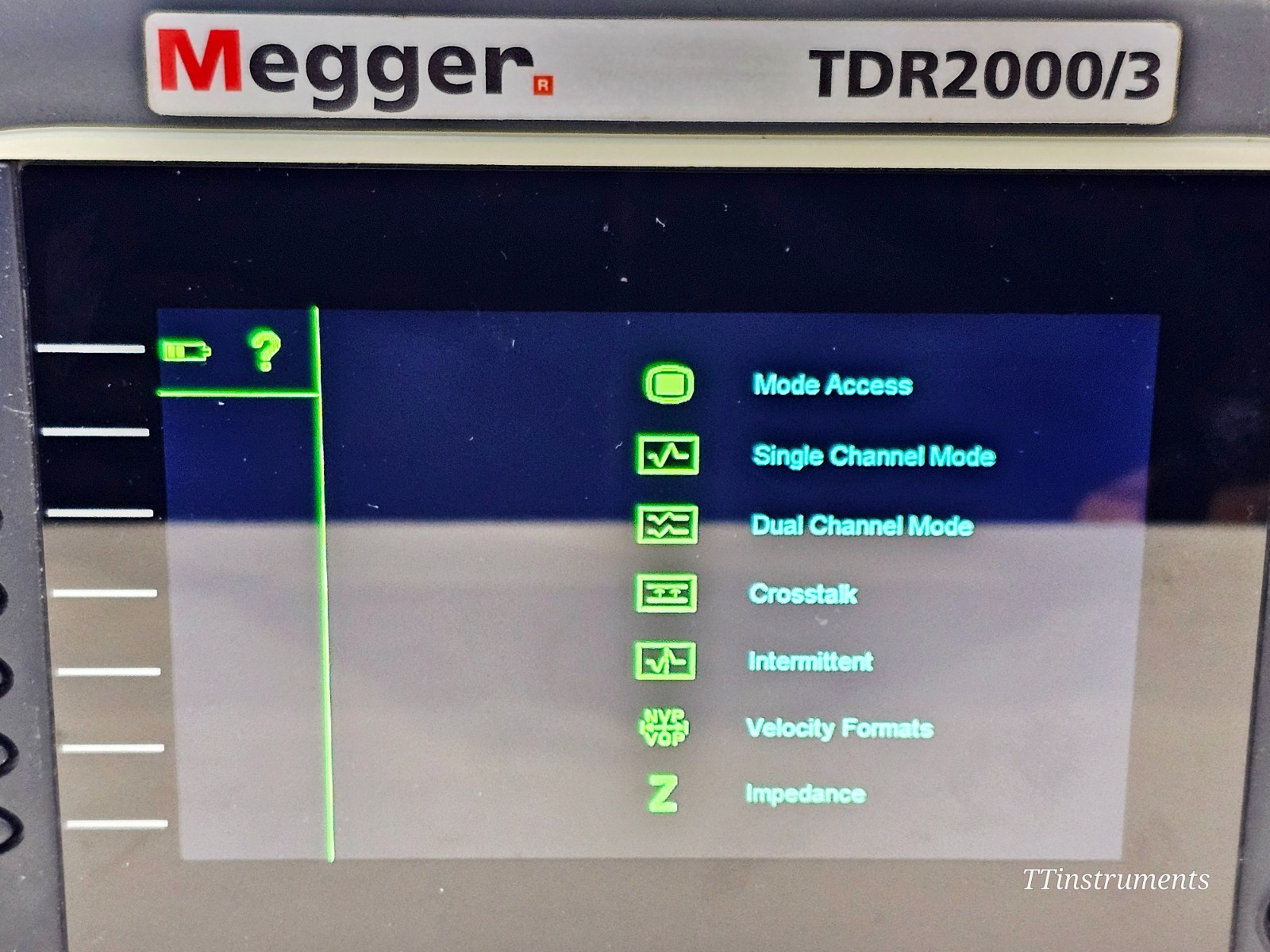 Megger TDR2000/3 Dual Channel Cable Fault Locator TDR 20km
