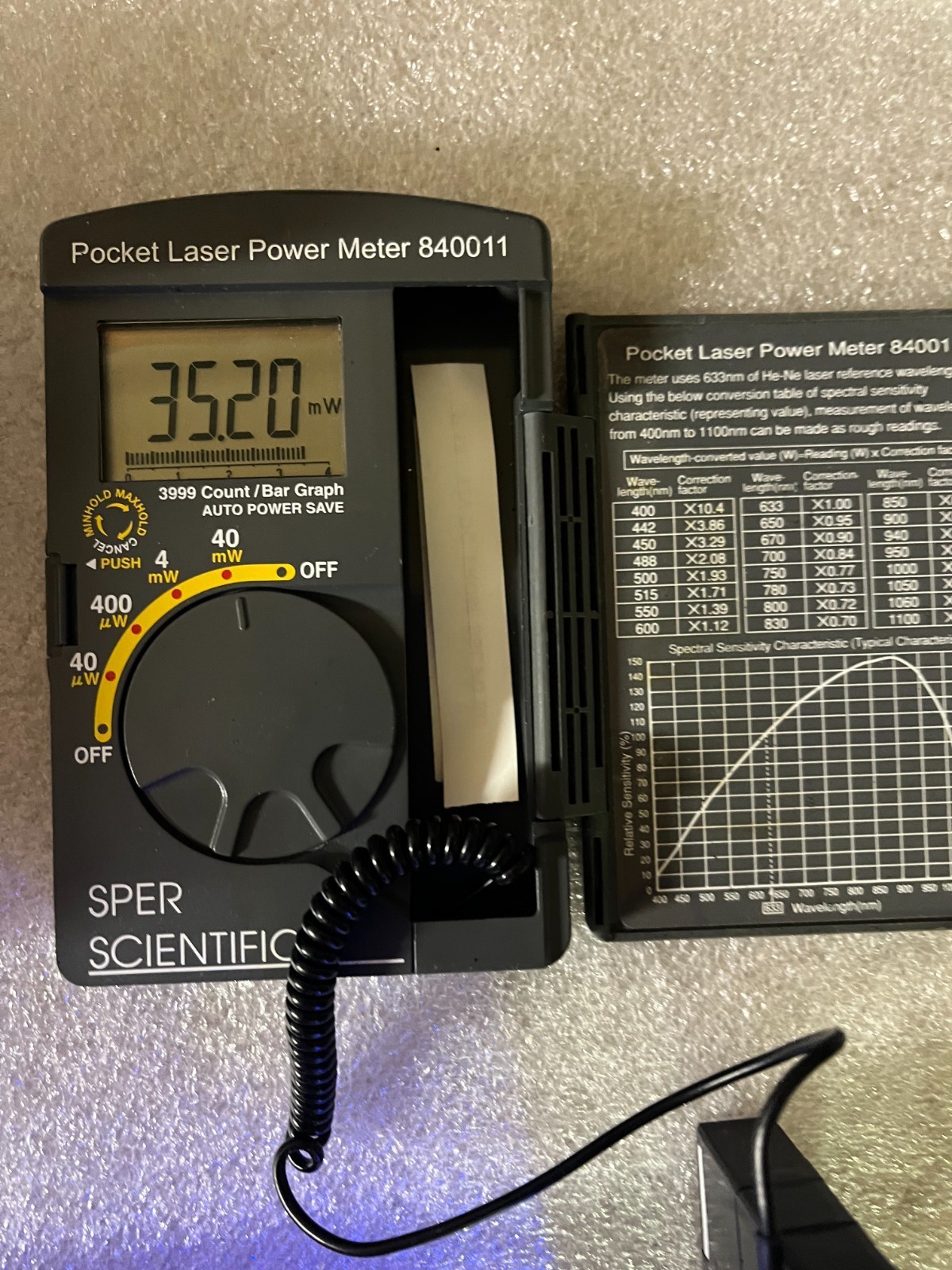 Ultra Laser Model Number # MBL-III-473nm Complete Kit / Set Black