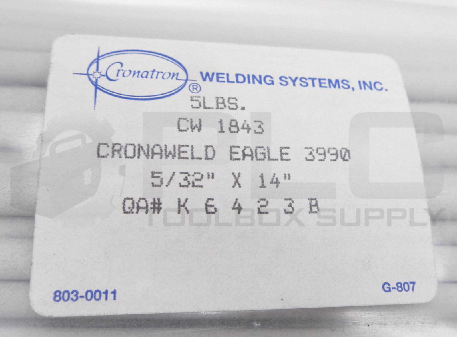NEW CRONAWELD EAGLE STAINLESS STEEL STICK ROD ELECTRODE 5/32″ X 14″ CW1843