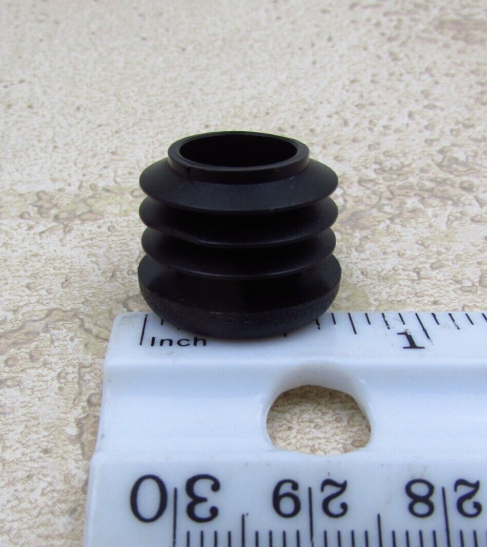 QTY 10 Plastic 3/4″ Inch OD, 12-20 Gauge Round Tube End Cap Insert Plug Glide