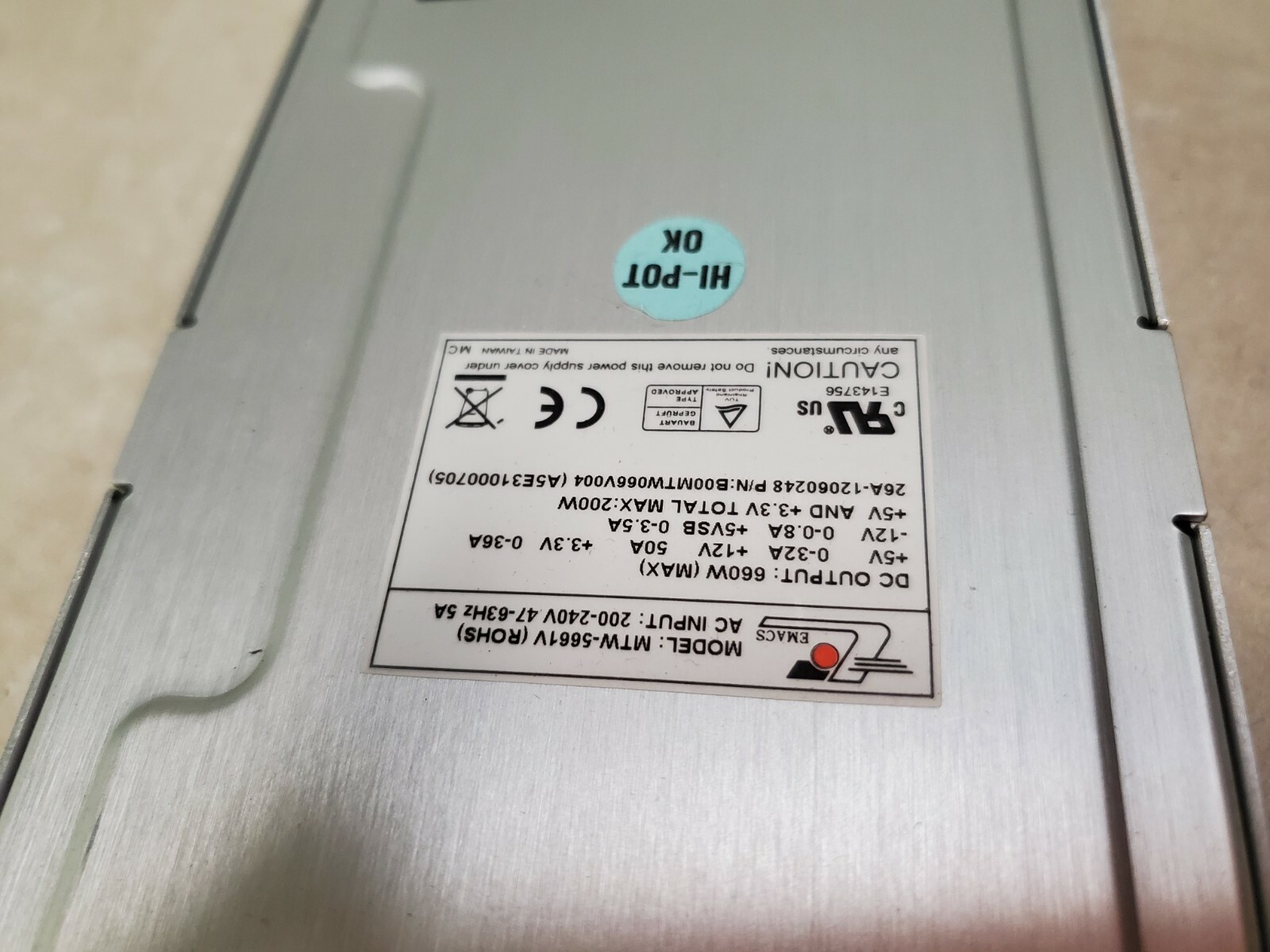 1PS MTW-5661V(ROHS) IRSmx3 PSM UNTESTED AS IS #T538