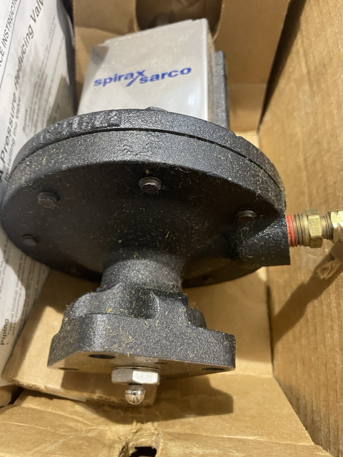 Spirax Sarco 59608, 25P Pressure Pilot, Cast Iron, Red Spring, 80 to 250 psi