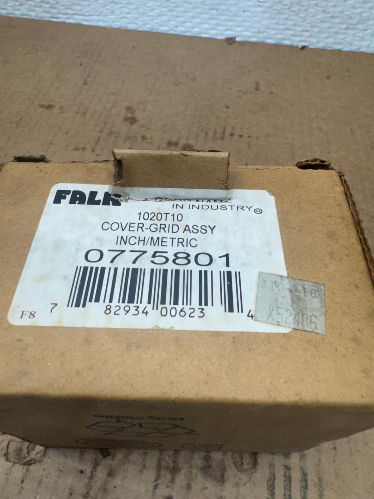 NEW IN BOX FALK 1020T10 COVER-GRID ASSEMBLY 0775801