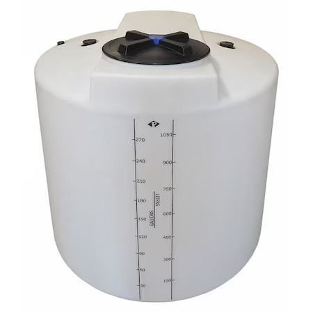 Peabody Engineering 01-31268 Storage Process Chemical Tank, Vertical, Ldpe 1.9,