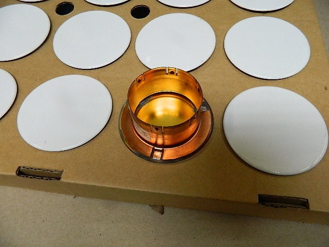Globe Automatic Sprinkler 1″ Adjustable Cover Plate 135F 57C White 20pcs 332892