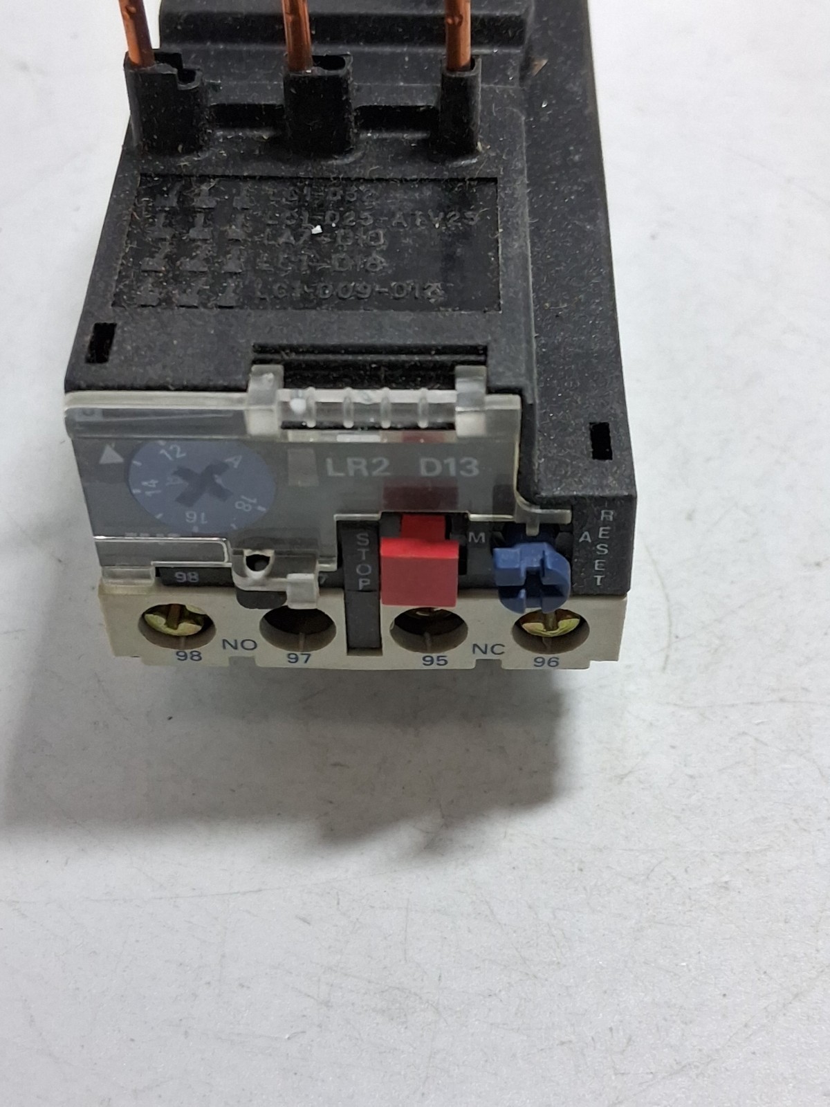 TELEMECANIQUE LR2 D1321 THERMAL OVERLOAD RELAY 12-18A CLASS 10A NNB