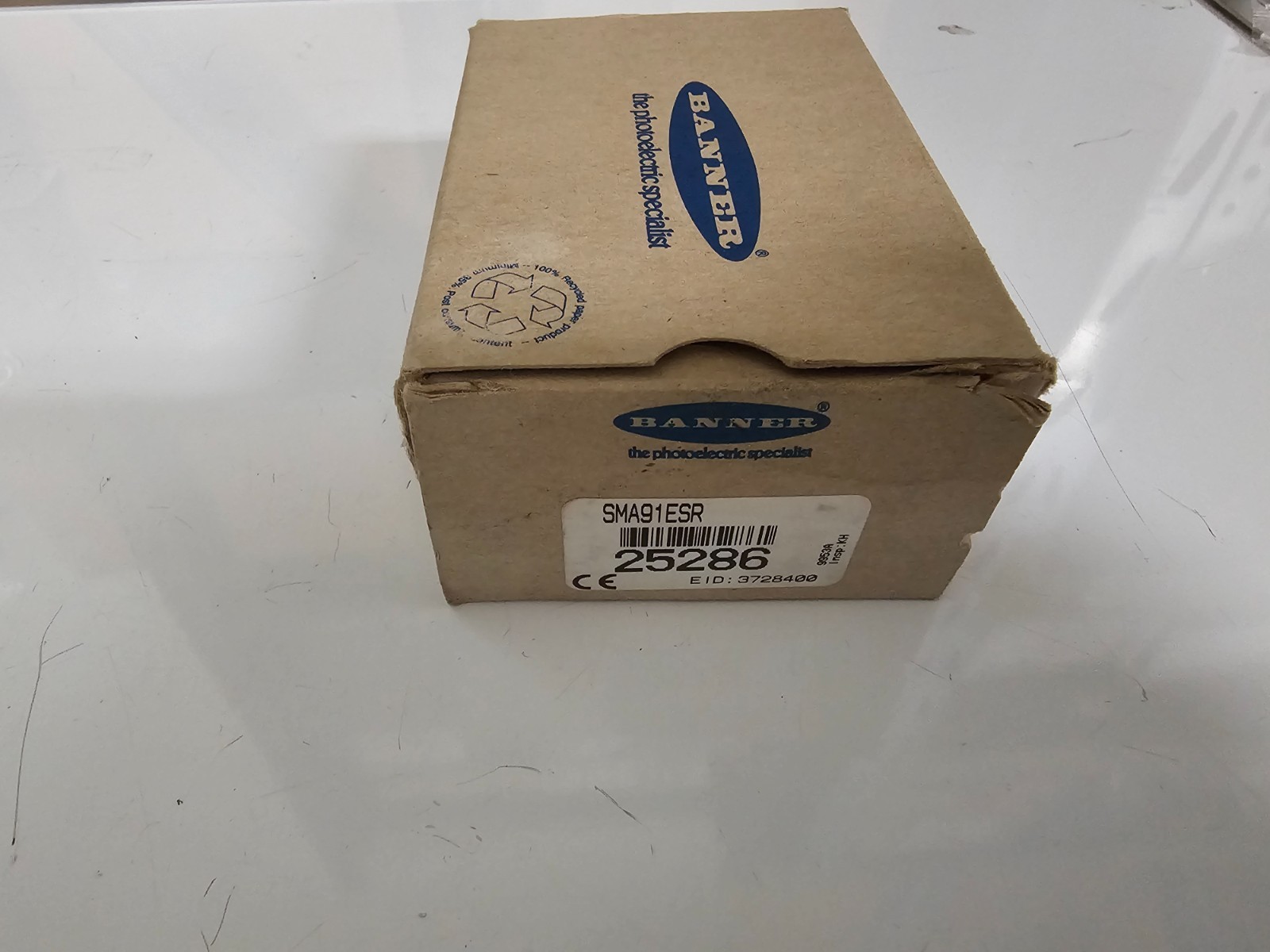Banner SMA91ESR Valu-Beam Sensor 25286 10-250V AC/DC