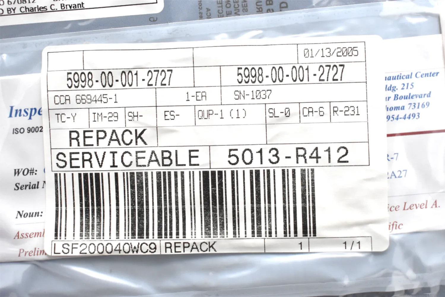 RAYTHEON CO 669445-1 CIRCUIT CARD ASSEMBLY