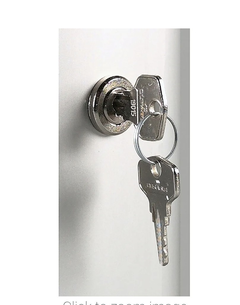 DURABLE 195323 Key Box, 54 Keys, Single Key, Aluminum