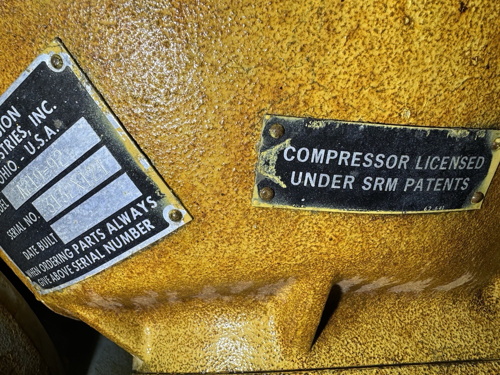 LeRoi Rotary Air End Compressor Pump , A219-92