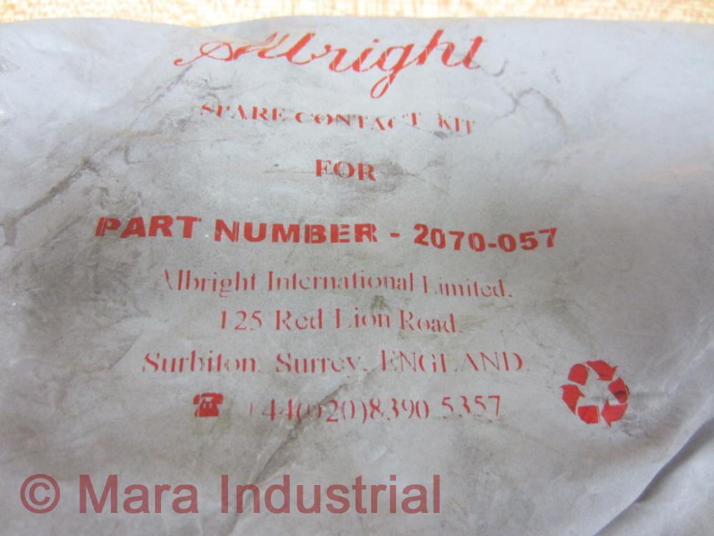 Albright 2070-057 Spare Contact Kit 2070057 (Pack of 3)