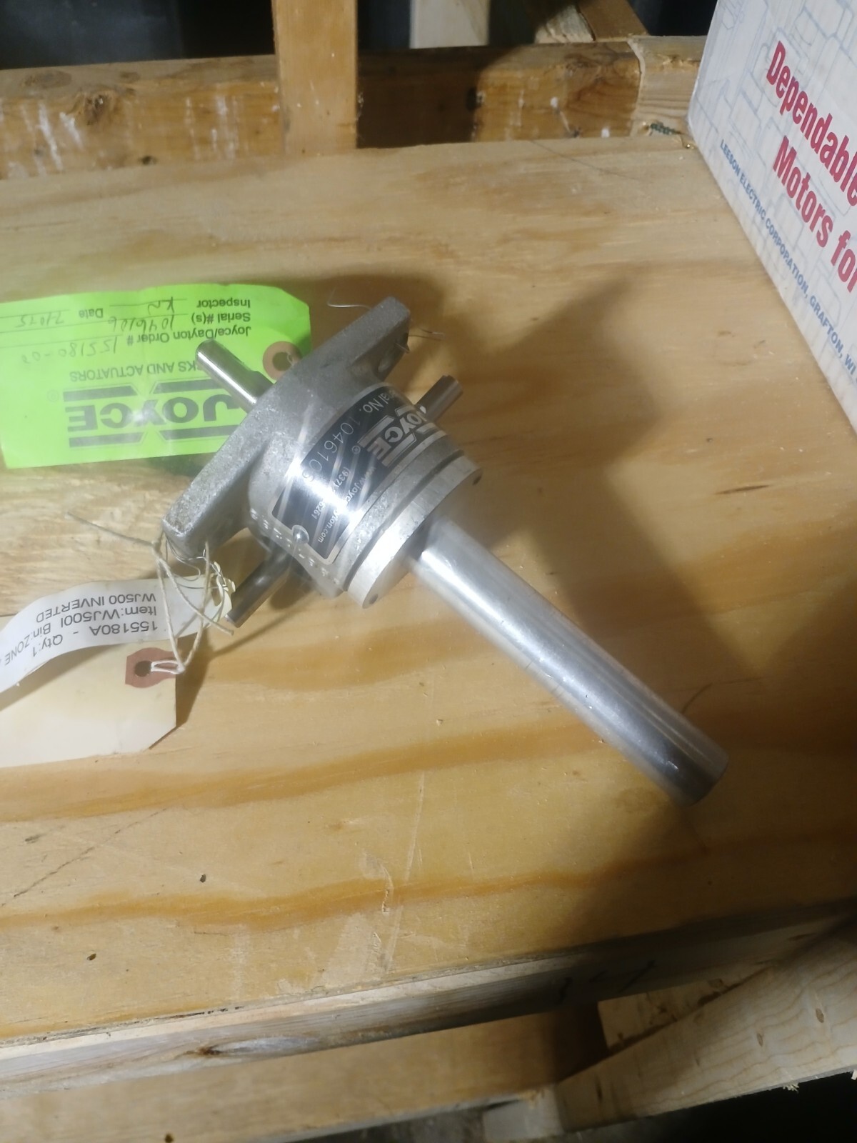 Joyce Dayton WJ500 Machine Screw Jack Worm Gear