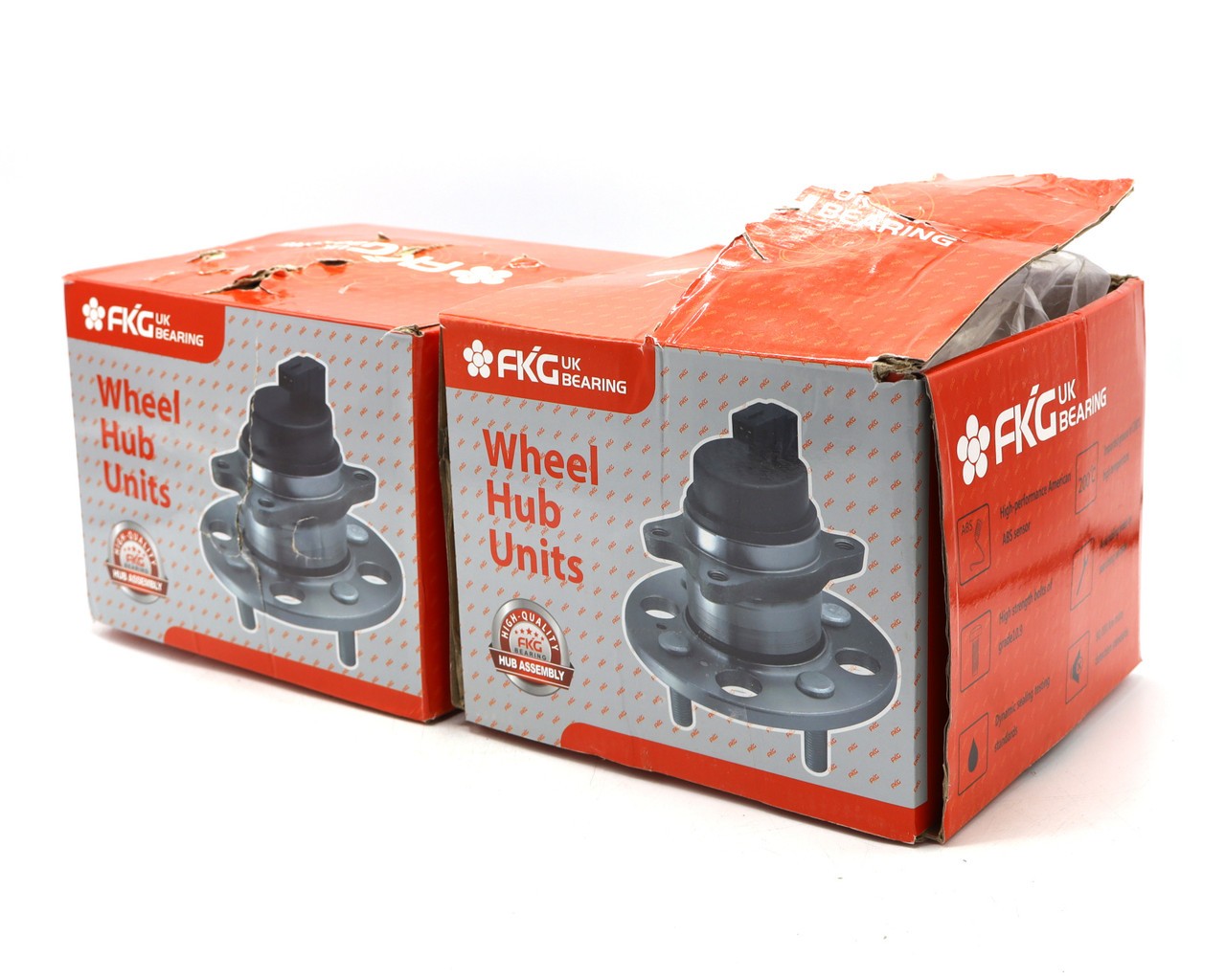 FKG 513288 Front/Rear Wheel Bearing Wheel Hub Assembly, 2pc