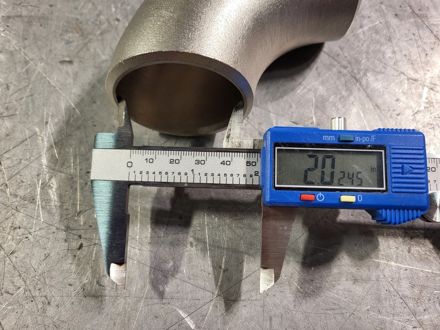SURPLUS NEW TOPPER 2″ 90 Deg Buttweld Elbow SCH STD WP304/304L A/SA403 B16.9