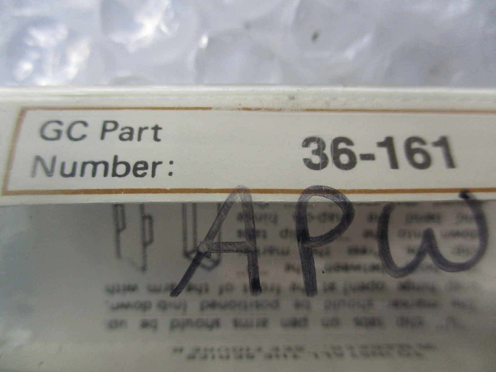 INDUSTRIAL SPARE 36-161 NSNP