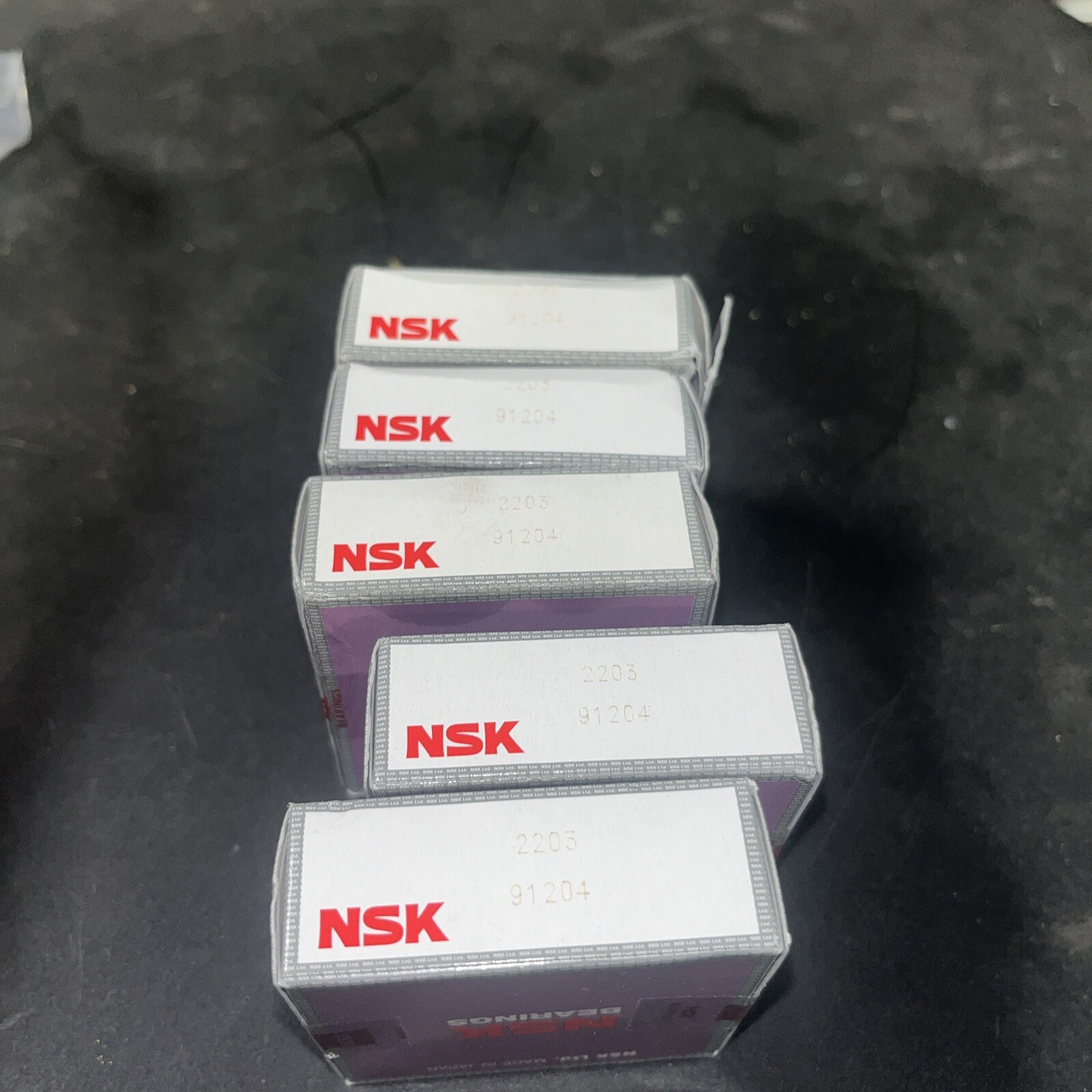 Lot Of 5 NSK Bearing, #2203, Same Day Fast Shipping, New, LG-547