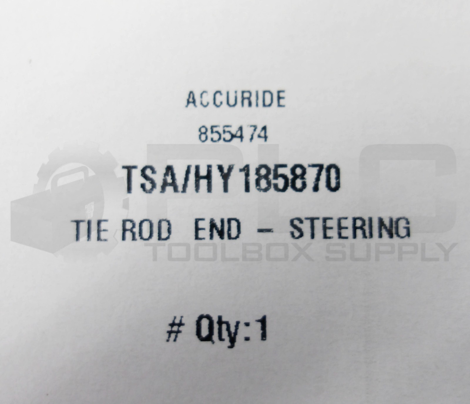 NEW UNISOURCE TSA/HY185870 TIE ROD END-STEERING