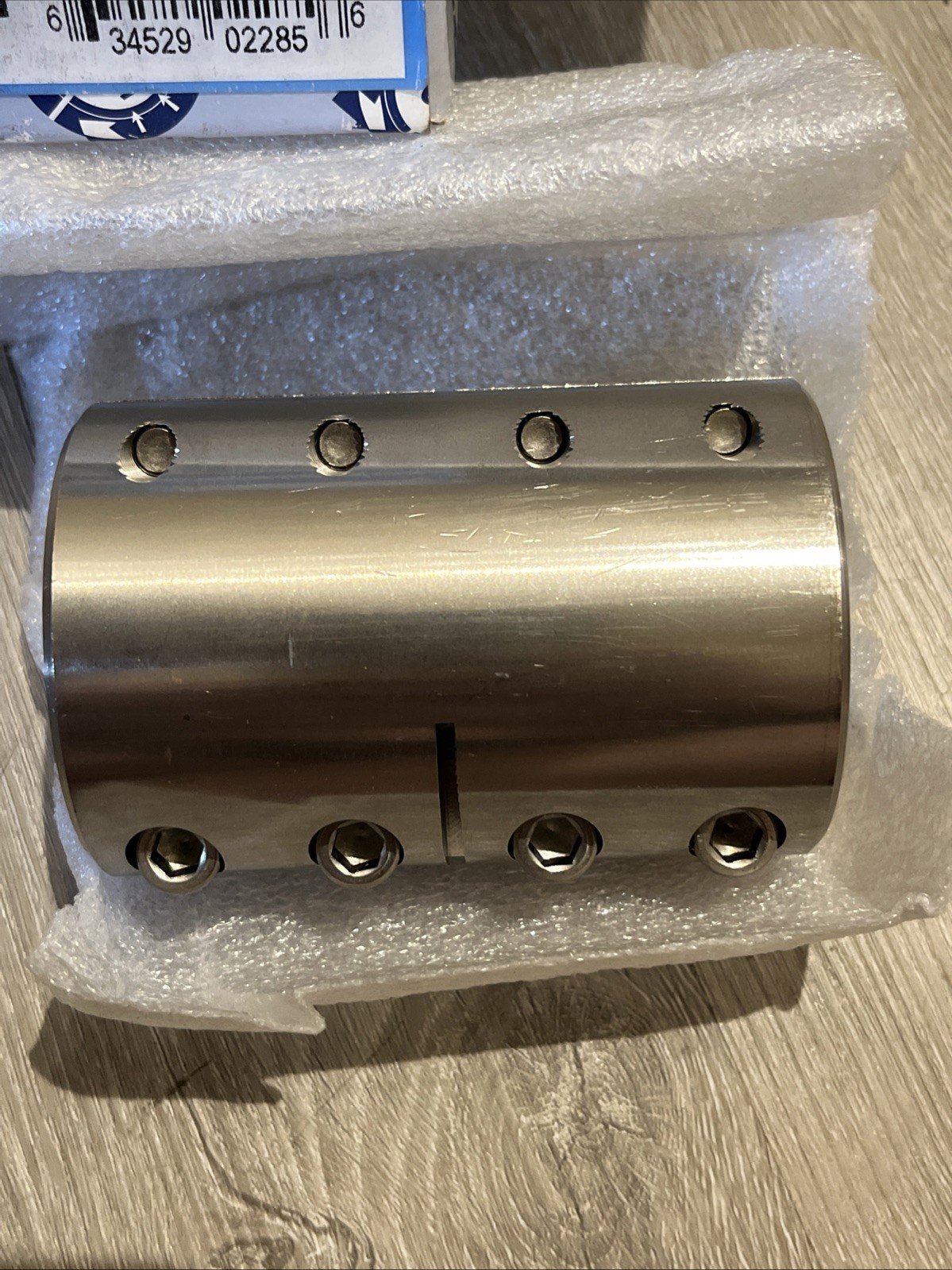 Ruland SPC-24-24SS, 303 Stainless Two-Piece Coupling 1-1/2″ x 1-1/2″ With Keyway