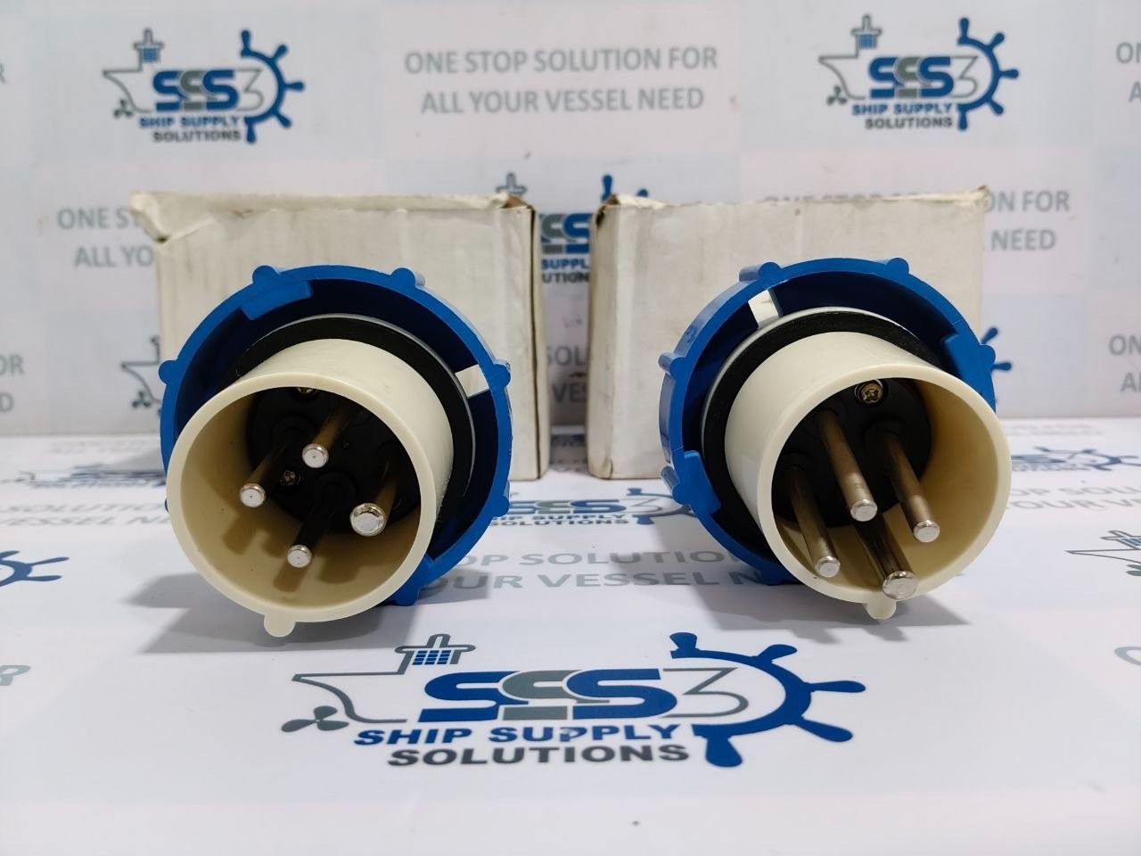 Marine W.T. Plug P12-3B 200-250VAC IP56 16/20A-9h