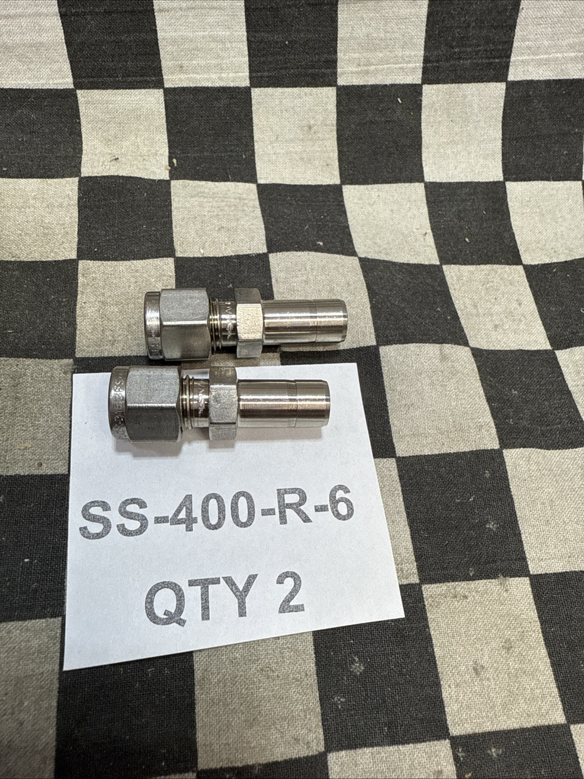 SWAGELOK SS-400-R-6, SS-400-R-8, SS-600-C, SS-810-C, LOT OF 8, SHIPSAMEDAY
