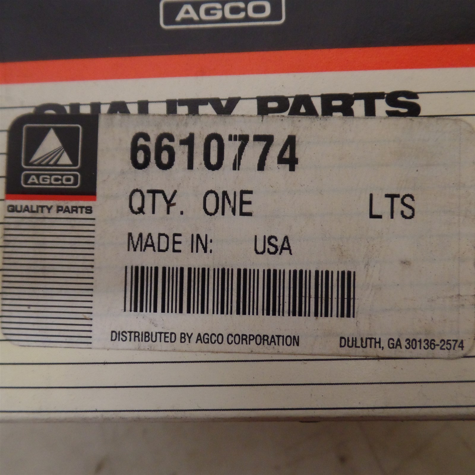 6610774 BRACKET AGCO MASSEY FERGUSON 100S 103S 104S SPRAYER