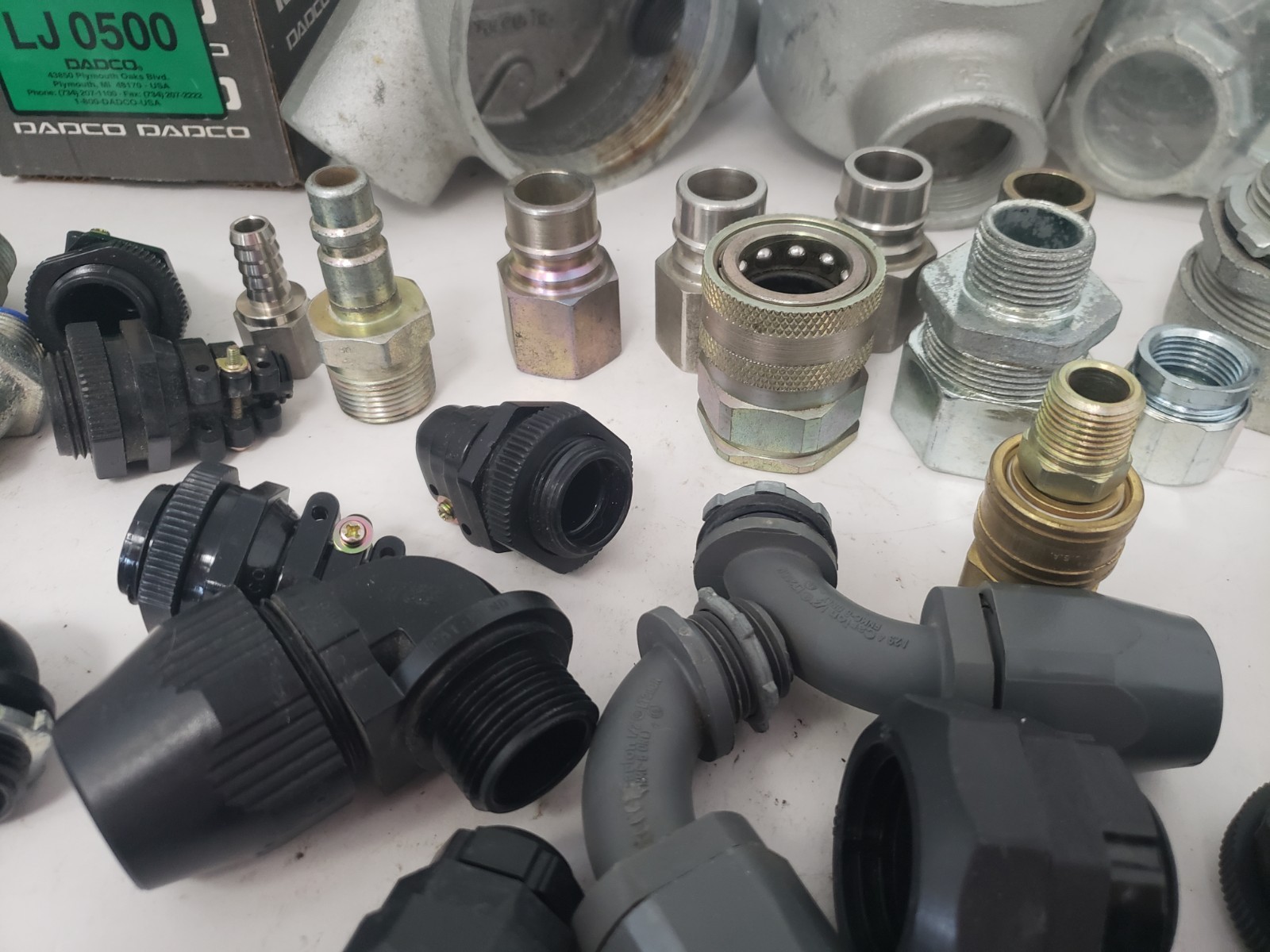 LARGE ASST. DADCO, MASTER LOCK, T&B, SNAP-TITE, CROUSE HINDS & OTHER INDUSTRIAL
