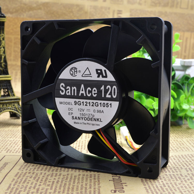 1PC For Fan Sanyo 9G1212G1051 12V 0.98A Z#1