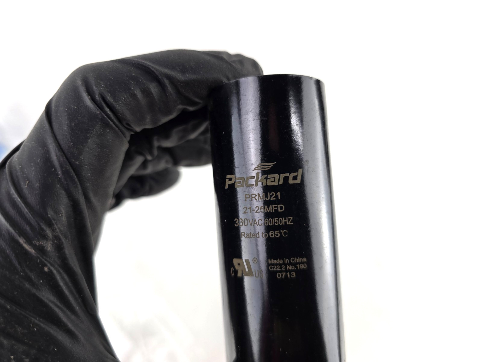 Packard PRMJ21 Motor Start Capacitor 21-25 MFD UF / 330 VAC