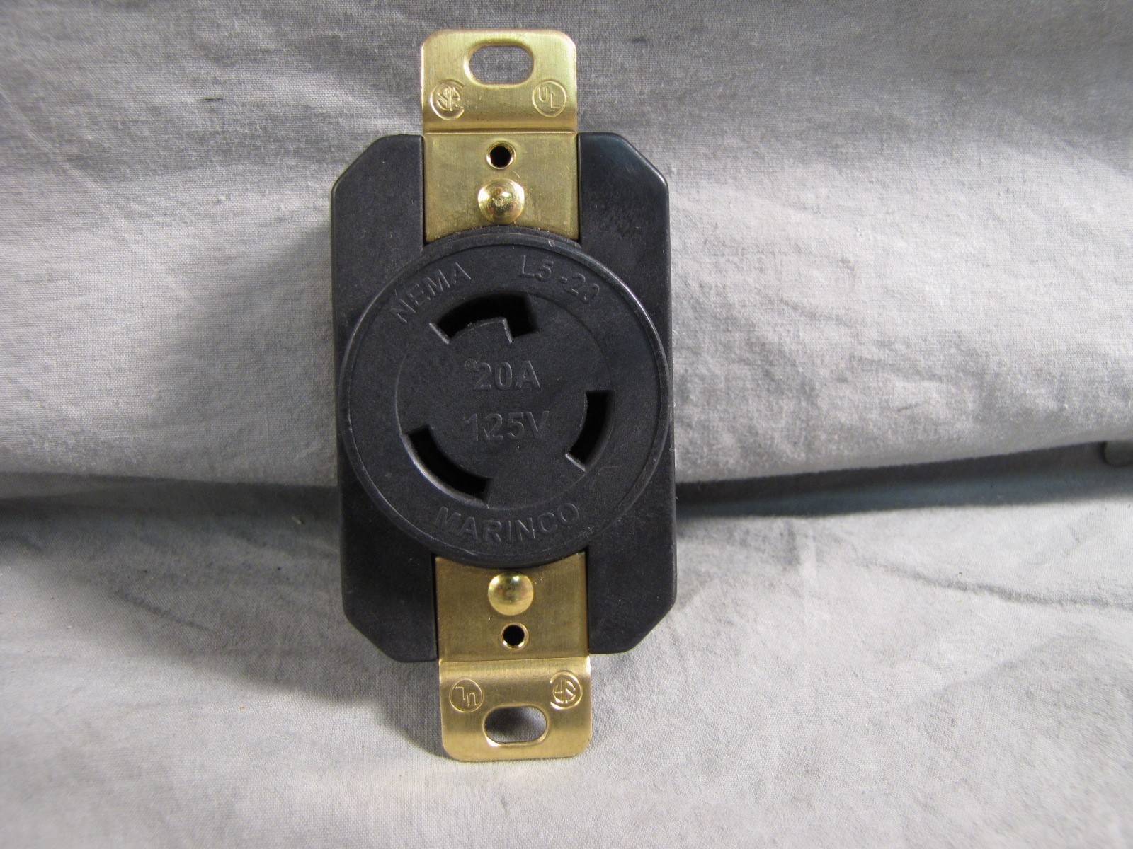 Marinco Nema L5-20 Receptacle 125V 20A NEW