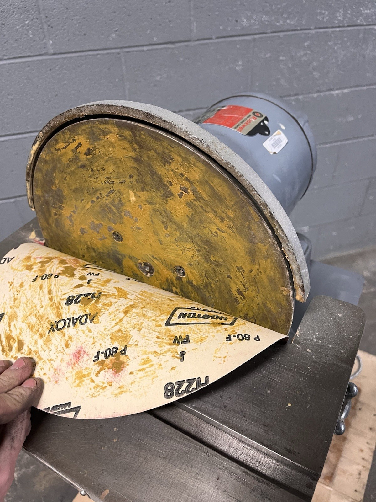 Rockwell Delta 31-426 12″ Disc Sander – Heavy-Duty Industrial – 3ph – 1/2 hp