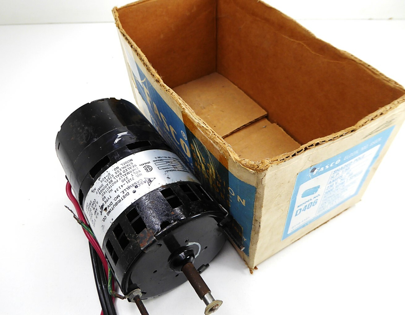 Fasco D406 1/55HP 230V 3000RPM CW NEW