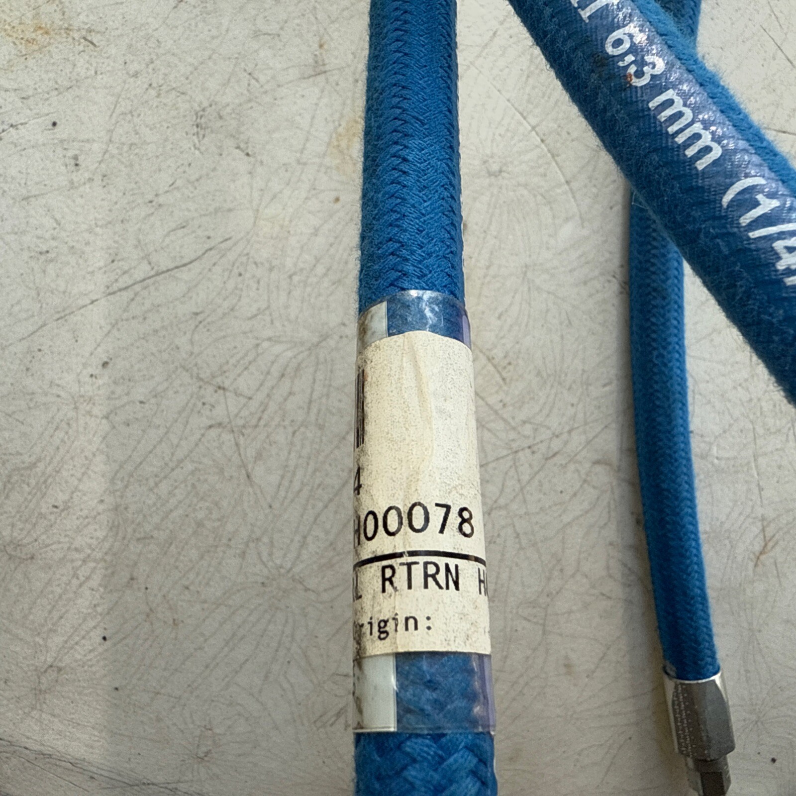 PARKER FAN CONTROL RETURN HOSE DOT 7N457 5002544 TB0303H00078 Approx 27” New