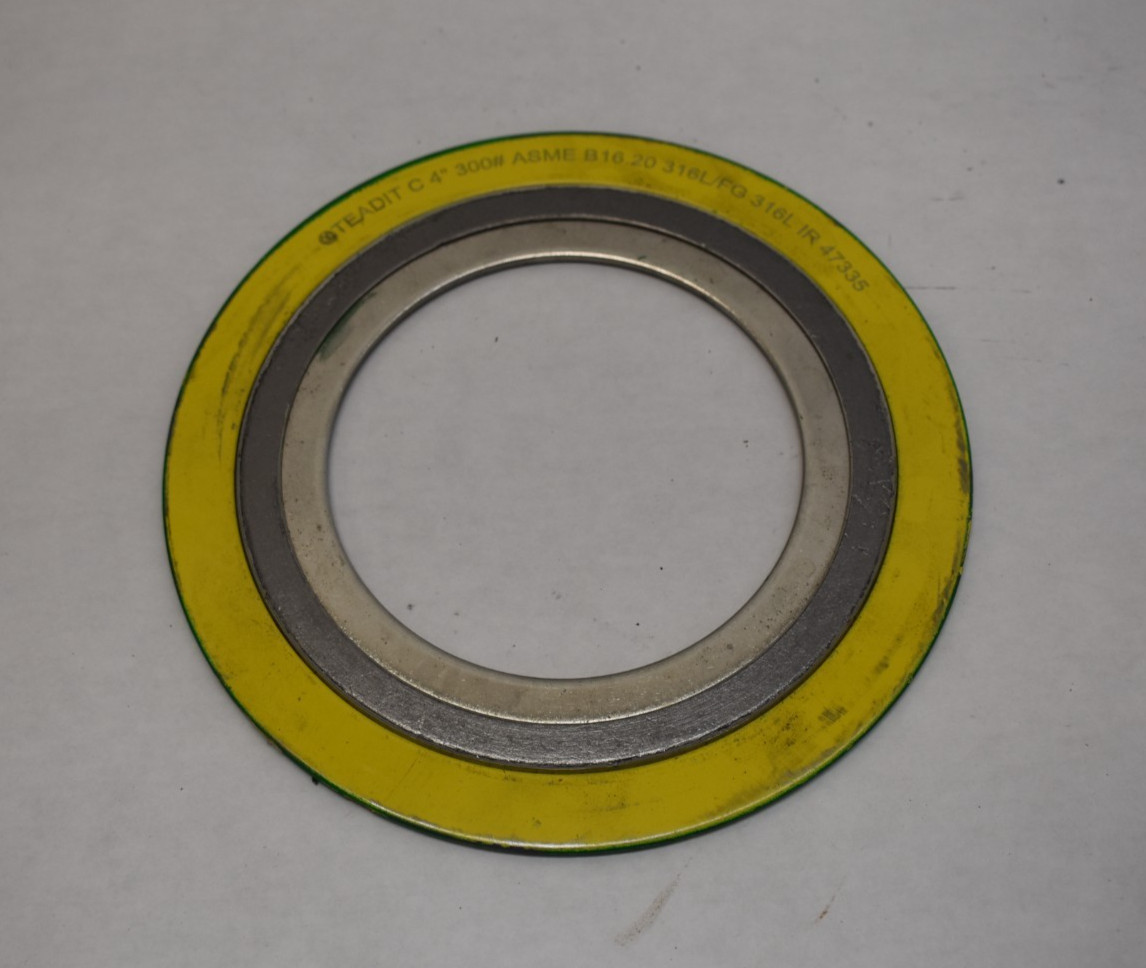Teadit Spiral Wound Gasket ASME B16.20 316/FG 316L IR 4″ 300# 47335 2 Pack