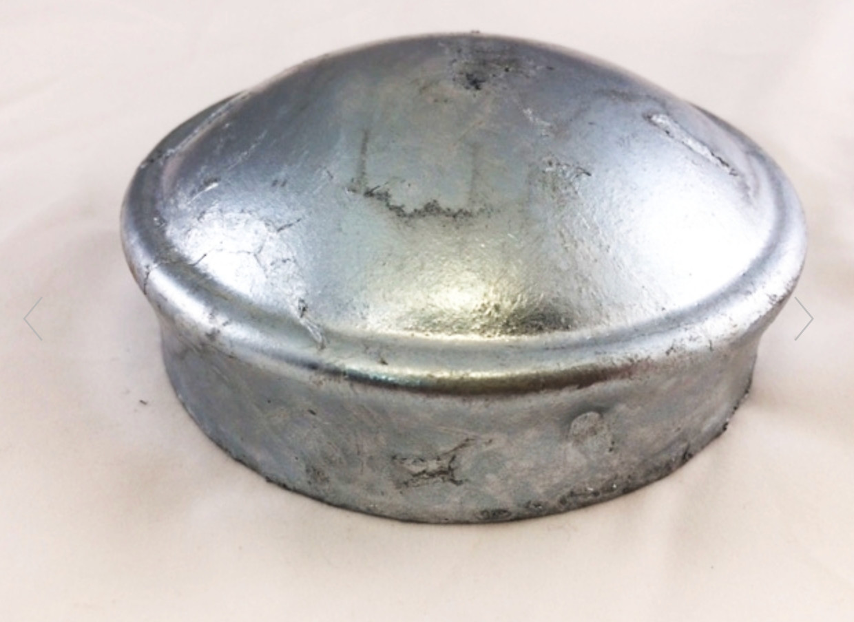 Pedestal Pole Caps Acorn Type GALVANIZED 4″ Diameter 4″ Flagpole, Lightpole