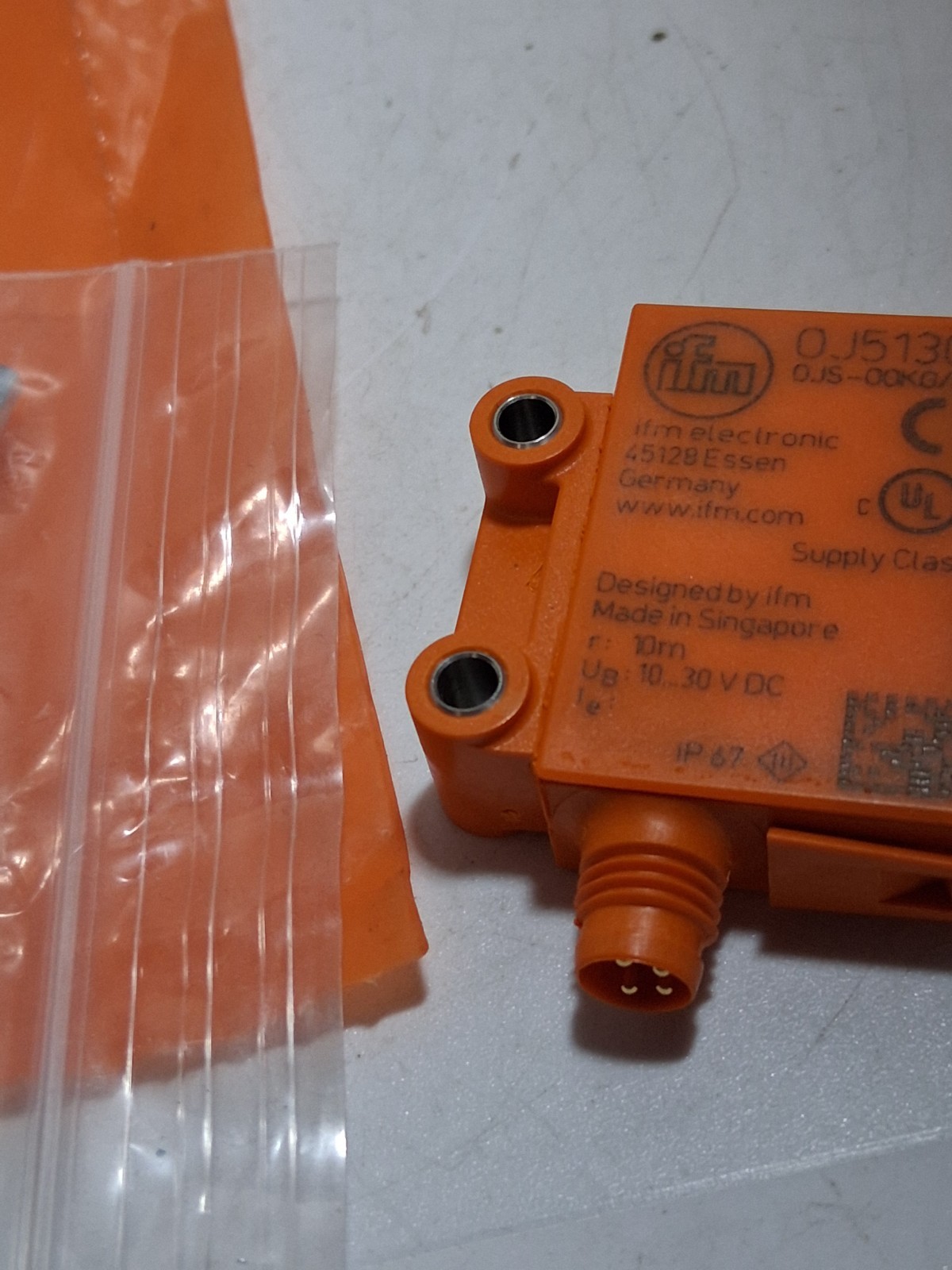IFM OJS-OOKG/SO/AS (OJ5130) SENSOR TRANSMITTER 10-30VDC NIB