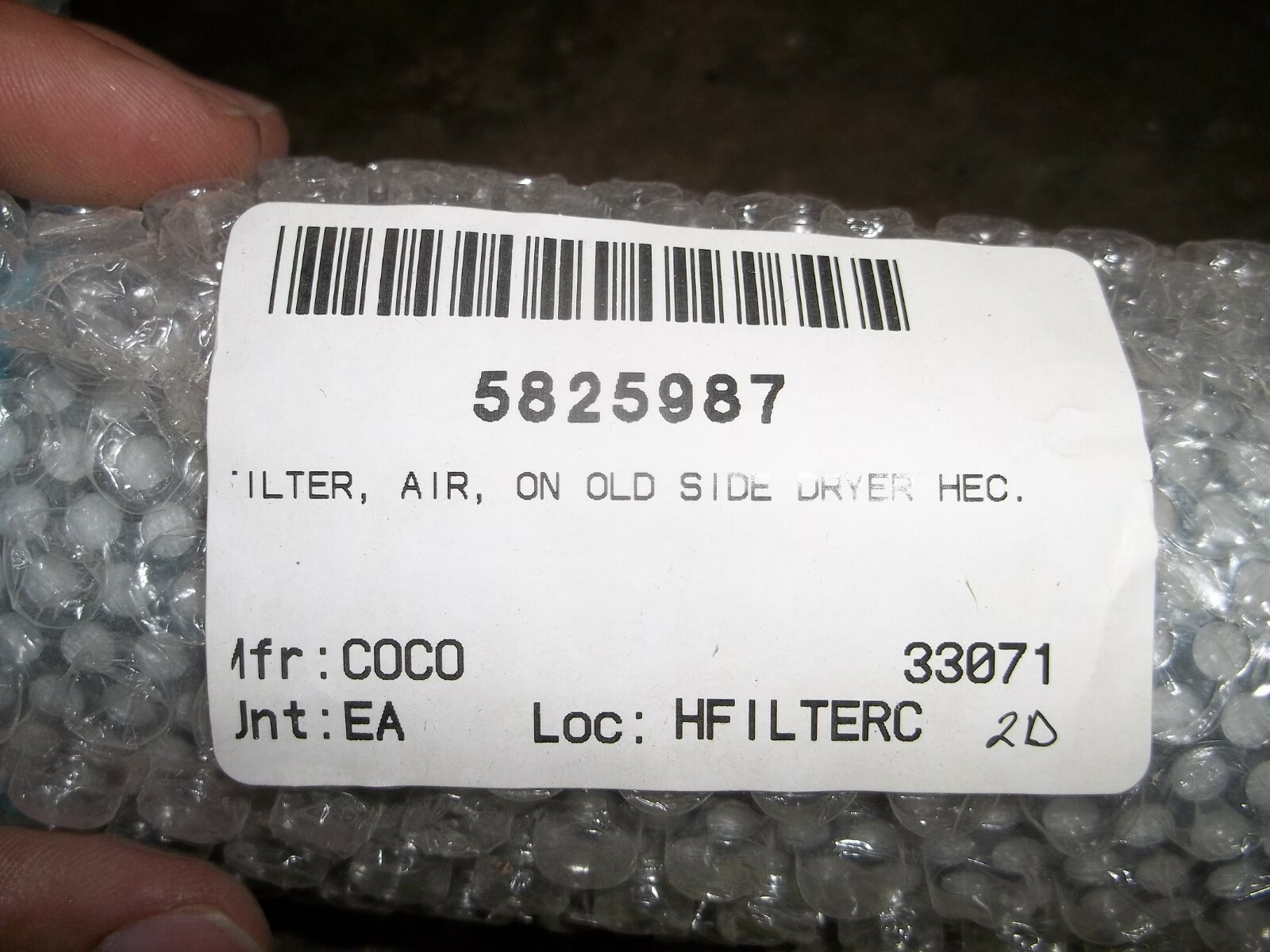 COCO 33071 AIR FILTER ELEMENT 5825987 710PH-4151 (631)