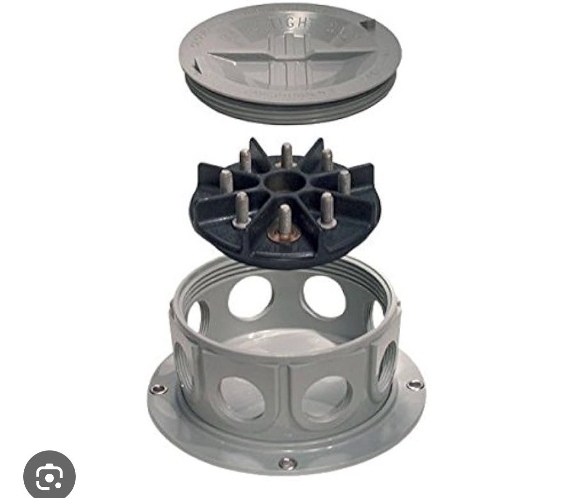 Truck-Lite 50400-3, Kit-JCT Box Surf Junction Box Assembly, 5-1/2 in